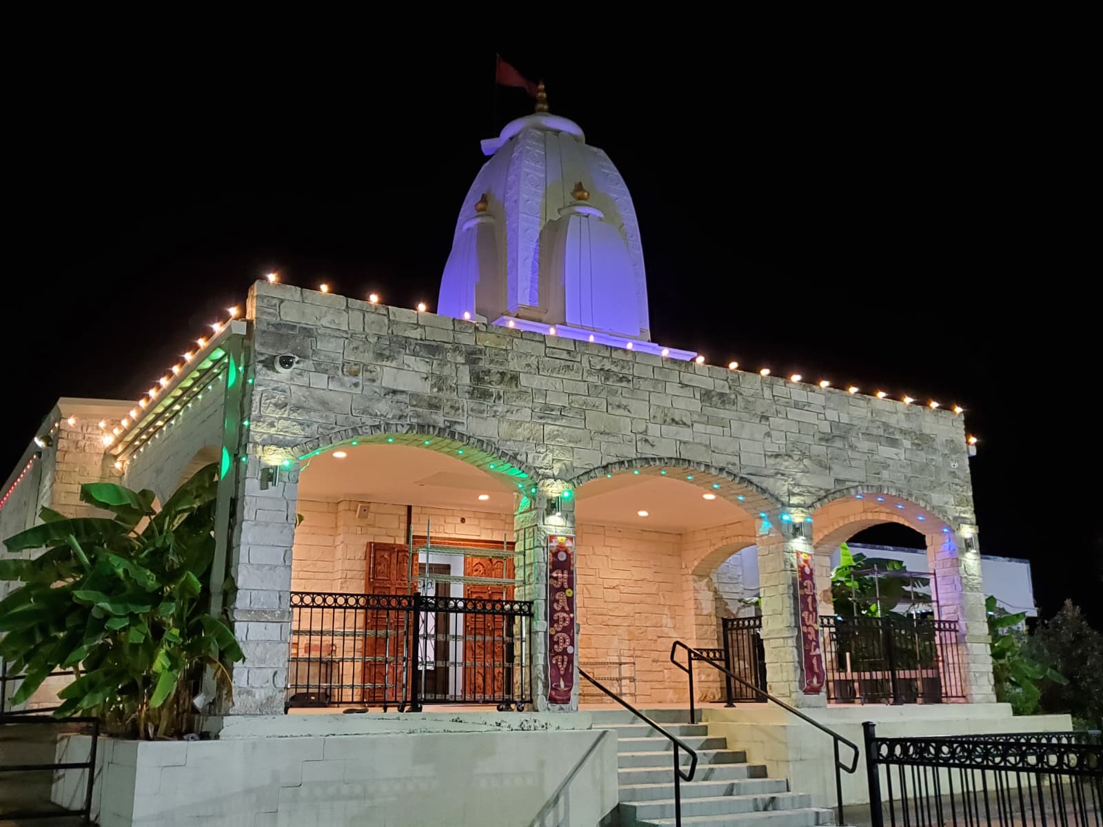 Front view of Shri Omkarnath Temple